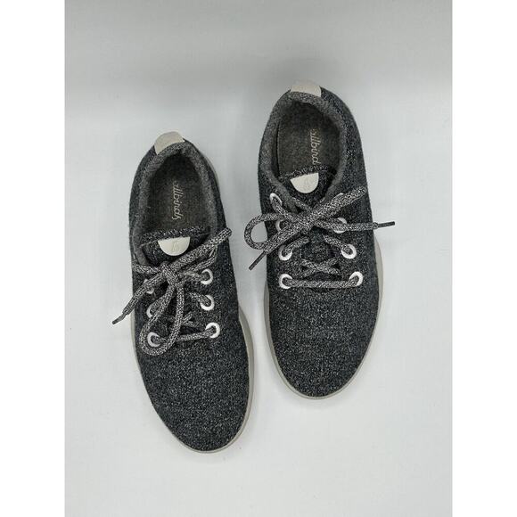 Allbirds WR Wool Runners Shoes Womens 9 Black Grey Running Sneakers Comfort - Picture 4 of 16